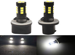 Foto van Auto motor accessoires nhautp 2pcs 880 led bulbs white 6000k super bright h27 car fog lights upgrade