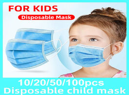 Foto van Schoonheid gezondheid kids masks profession child kid boy girl medical mask 3 ply anti infect non wo