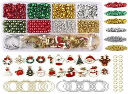 Foto van Sieraden 470pcs set christmas jewelry making kits alloy pendants charms earring hooks little bells f