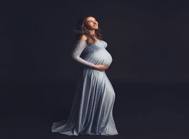 Foto van Baby peuter benodigdheden maternity photography props pregnancy lace dress for photo shooting off sh