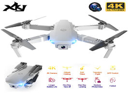 Foto van Speelgoed xkj 2020 e68pro mini drone 4k 1080p wide angle camera dron wifi fpv height hold mode rc fo