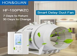 Foto van Huishoudelijke apparaten 6 silent extractor inline duct fan with humidistat timer bathroom ventilati