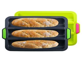 Foto van Huis inrichting french bread baking tray non stick mould silicone mini baguette pan mold cake kitche