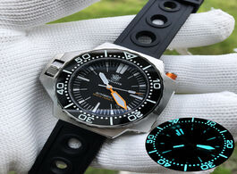 Foto van Horloge steeldive 1969 diver watch men automatic mechanical 1200m waterproof nh35a sapphire crystal 
