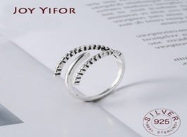Foto van Sieraden authentic 925 sterling silver simple minimalist open adjustable finger rings for women fash
