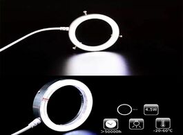 Foto van Gereedschap 60 led ring light for microscope brightness adjustable stereo zoom usb plug source shado