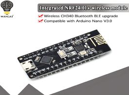 Foto van Elektronica componenten nano v3.0 micro usb board atmega328p qfn32 5v 16m ch340 for arduino with nrf
