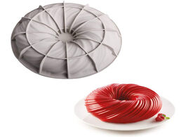 Foto van Huis inrichting circular silicone cake baking mold round swirl non stick pan for diy tool accessorie
