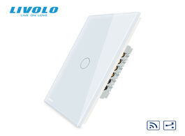 Foto van Elektrisch installatiemateriaal livolo manufacturer us standard touch screen wall light switch 2ways