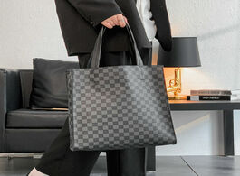 Foto van Tassen tidog trending simple one shoulder leather lading casual handbag tote bag