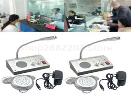 Foto van Beveiliging en bescherming dual way interphone window intercom system bank counter zero touch for bu