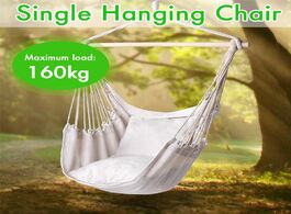 Foto van Meubels 160kg hammock garden hang lazy chair swinging indoor outdoor furniture hanging rope swing se