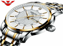 Foto van Horloge nibosi casual sport watches for men top brand luxury watch simple waterproof s business relo