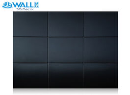 Foto van Woning en bouw self adhesive 3d metal mosaic wall tiling wallpaper waterproof anti soft bag bedroom 