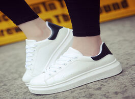 Foto van Schoenen 2020 women sneakers white casual shoes woman fashion sneaker platform zapatillas mujer