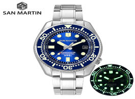 Foto van Horloge san martin new diver watch men automatic mechanical watches sapphire crystal ceramic bezel d