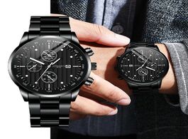 Foto van Horloge luxurious temperament business watch men s wrist watches relogio masculino mens stainless st