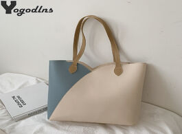Foto van Tassen large capacity pu leather shoulder shopping bag women tote casual designer purses and handbag