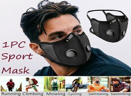 Foto van Beveiliging en bescherming 1pcs cylcing face mask cover washable unisex outdoors sports mouth cyclin