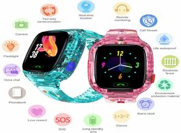 Foto van Horloge y91 kids smart watch transparent wifi gps lbs position ip67 waterproof children wrist smartw