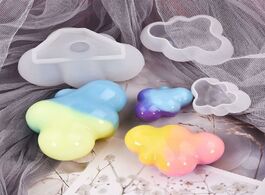 Foto van Sieraden 3d cloud shape silicone mold resin casting molds soap candle for diy epoxy crystal crafts h