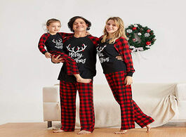 Foto van Baby peuter benodigdheden christmas family matching pajamas set adult kids cute nightwear pyjamas xm