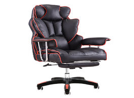 Foto van Meubels office boss chair ergonomic computer gaming lifting swivel household reclining seven point m