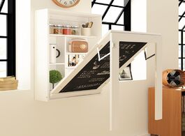 Foto van Meubels wall hanging small table foldable kitchen against narrow
