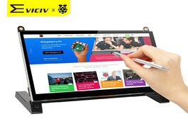 Foto van Computer eviciv 7 inch raspberry pi 4 touchscreen rasberry 3 portable monitor raspi 2 zero display 1