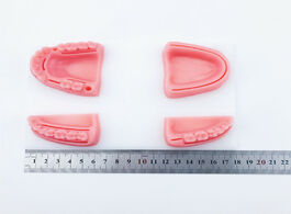 Foto van Schoonheid gezondheid 4 pcs set dental oral gum suture training module silicone periodontitis model