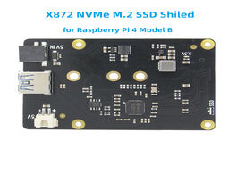Foto van Computer raspberry pi x872 nvme m.2 2280 2260 2242 2230 sata ssd shield expansion board for 4 model 