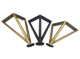 Foto van Meubels 1pcs adjustable black golden furniture legs feet stainless steel table carbinet bed coach fo