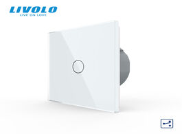 Foto van Elektrisch installatiemateriaal livolo eu standard 2 way wall touch screen control switch crystal gl