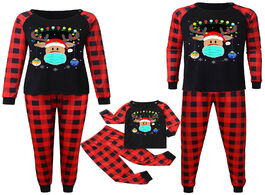 Foto van Baby peuter benodigdheden christmas pajamas set family matching clothes 2020 xmas look adult kids el