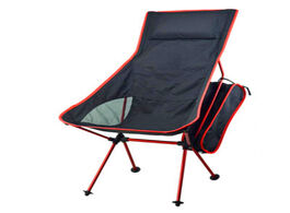 Foto van Meubels light moon chair lightweight fishing camping bbq chairs folding extended hiking seat garden 