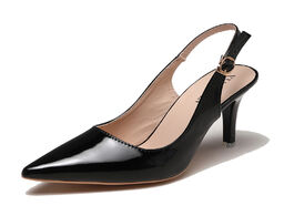 Foto van Schoenen 2020 women shoes pointed toe pumps ladies dress high heels boat wedding sandals zapatos de 