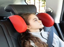 Foto van Auto motor accessoires car seat headrest pillow travel rest sleeping support solution accessories in