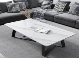 Foto van Meubels coffee table living room small apartment household marble simple nordic light luxury rock sl