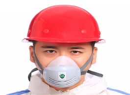 Foto van Beveiliging en bescherming anti dust pm2.5 mask silicone respirator half face mouth industrial prote