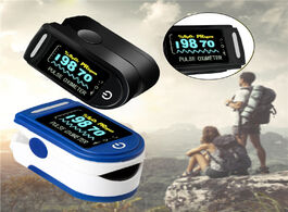 Foto van Schoonheid gezondheid health spo2 pr heart rate monitor medical digital fingertip pulse oximeter fin