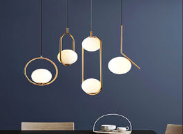 Foto van Lampen verlichting nordic glass ball pendant lights lighting industriel hanging lamp lustre luxury g