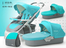 Foto van Baby peuter benodigdheden teknum 4 in 1 stroller luxury highlandscape 3 lightweight newborn pram wit