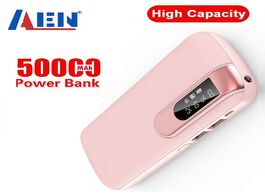 Foto van Telefoon accessoires 50000 mah power bank portable phone charger large capacity powerbank outdoor tr