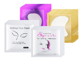 Foto van Schoonheid gezondheid 20pairs bag paper patches for eyelash extension under eye pads make up beauty 