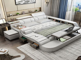 Foto van Meubels smart bed frame camas bedroom furniture lit beds muebles de dormitorio set cama casa