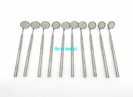 Foto van Schoonheid gezondheid 10pcs dental mirrors stainless steel surgical instruments mirror with handle