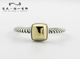 Foto van Sieraden japan wind new s925 sterling silver ring personalized simple fashion handmade true color he