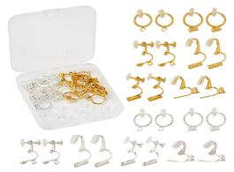 Foto van Sieraden jewelry making kits diy earring set with clip on earrings findings plastic ear pad non pier