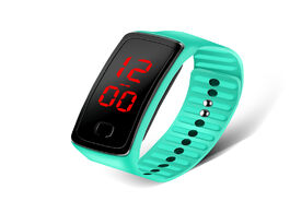 Foto van Horloge 2020 new children girls digital sport led electronic waterproof wrist watch silicone wristwa