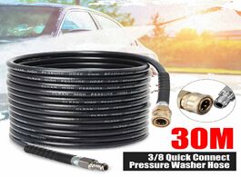 Foto van Auto motor accessoires 30m high pressure hose 5800psi 40mpa 3 8 quick connect for washing spray guns